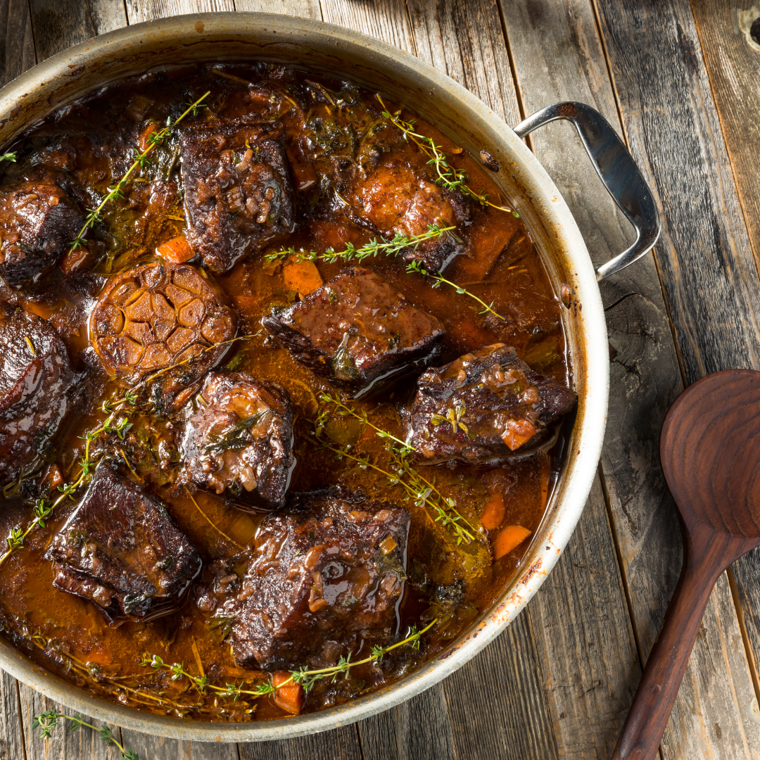 Beef Bourguignon a la Julia Child