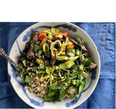 Beef Stir Fry with Ginger and Lime