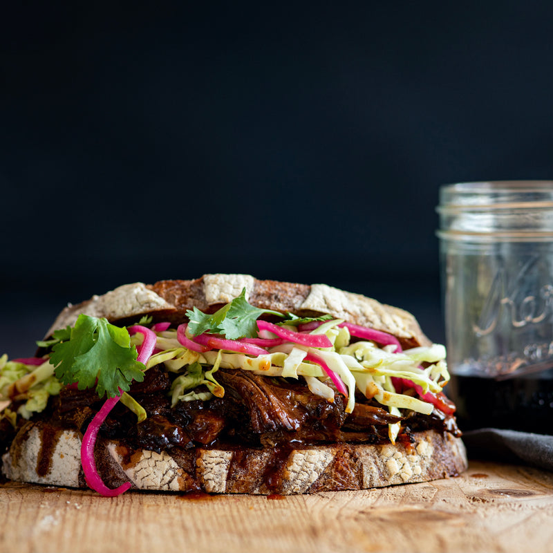 SPICY SHREDDED BEEF SANDWICHES