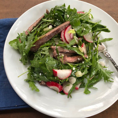 Arugula and Minute Steak Salad