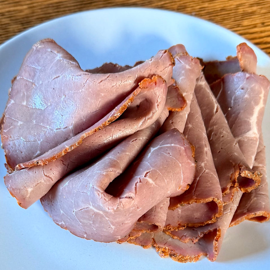 Sliced roast beef