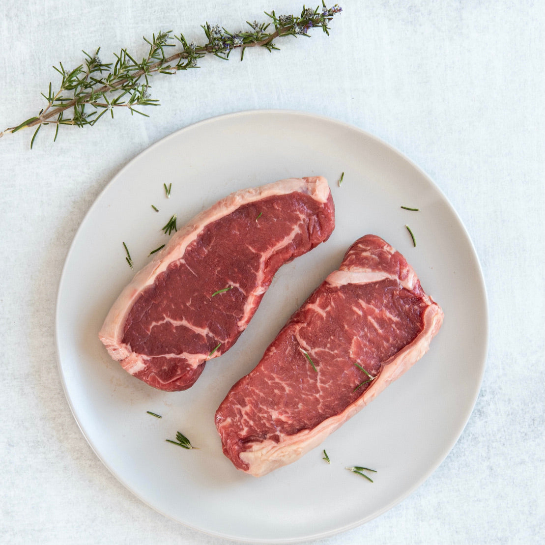 Boneless New York Steaks
