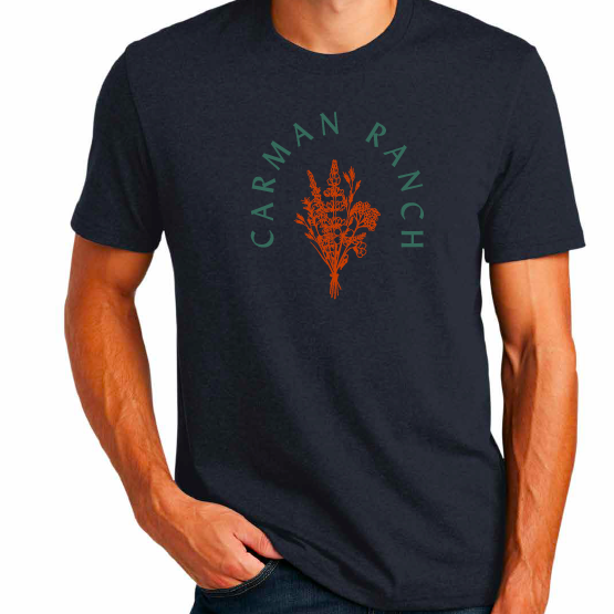 Unisex Tee with Bouquet