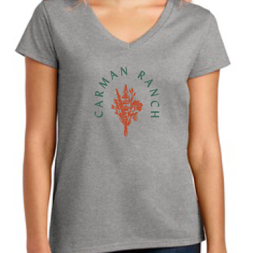 Women's V-Neck Bouquet Tee